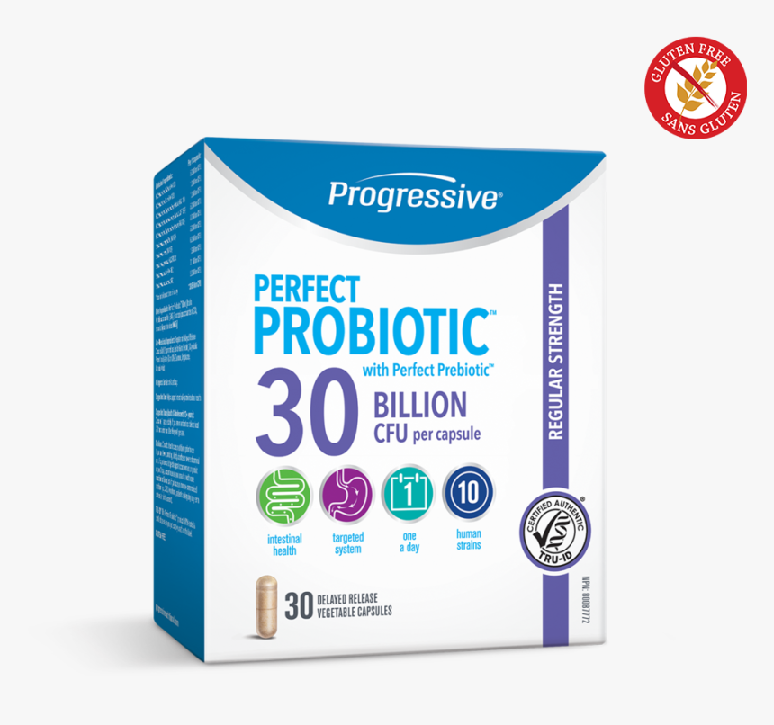 Progressive Probiotic 30billion 30count Reg English - 120 Billion Probiotic, HD Png Download