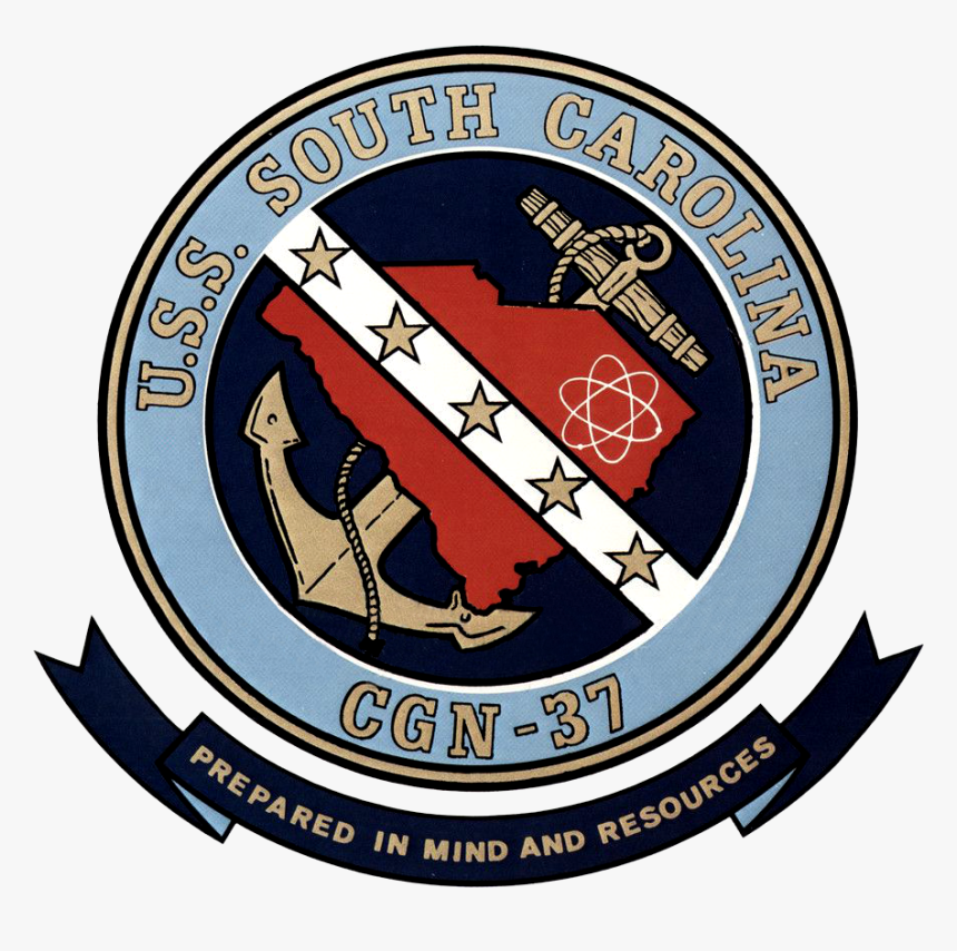 Uss South Carolina Insignia 1980, HD Png Download