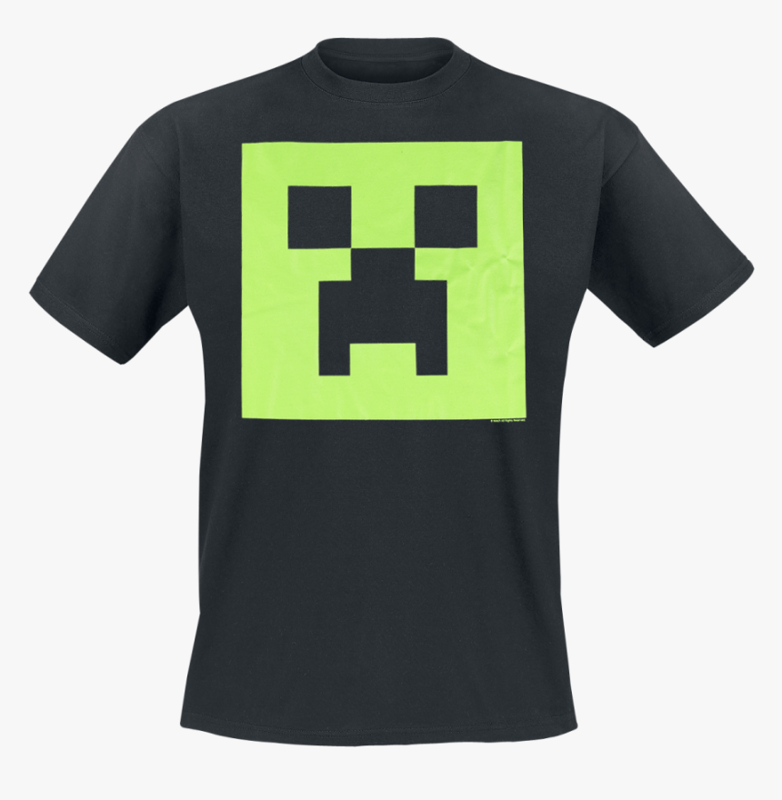 Creeper Face , Png Download - Shirt, Transparent Png