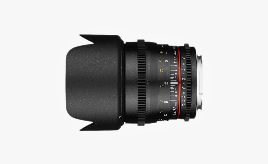 Rokinon Ef 50mm T1 - Samyang 50mm Cine Lens, HD Png Download