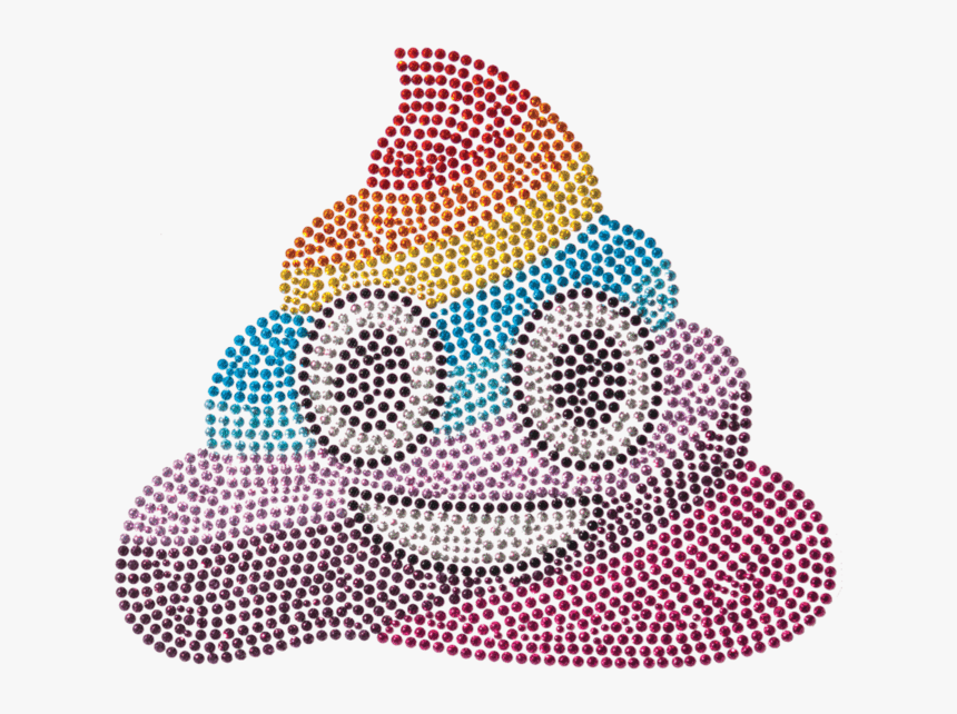 Rainbow Poop Emoji - Circle, HD Png Download