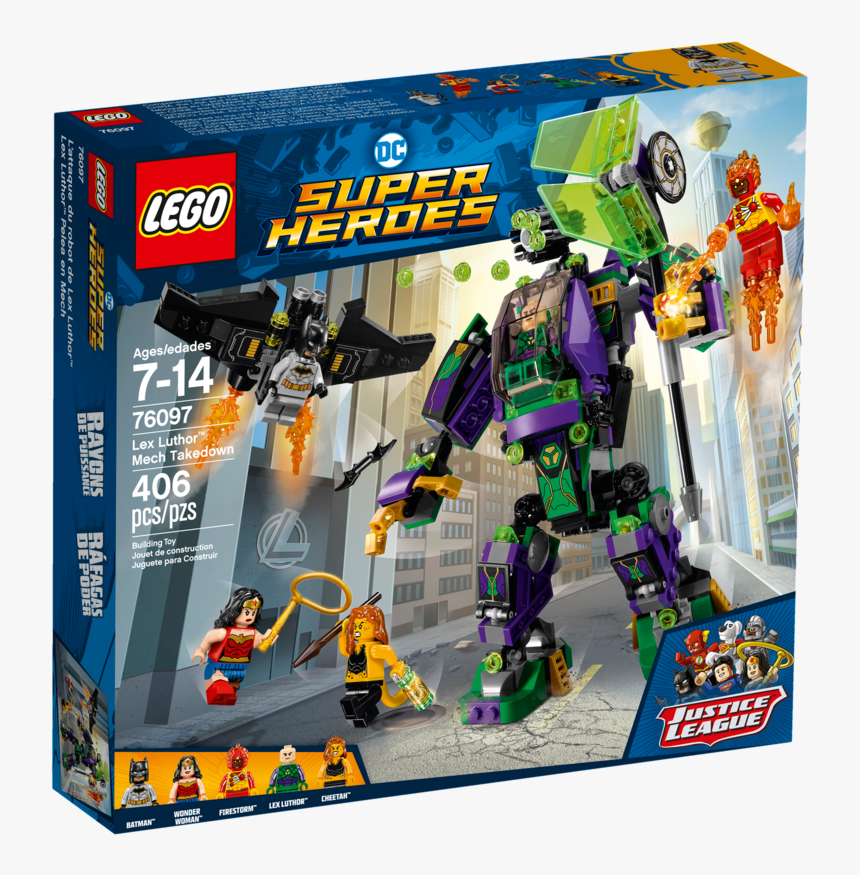 Lego Lex Luthor Mech Takedown, HD Png Download