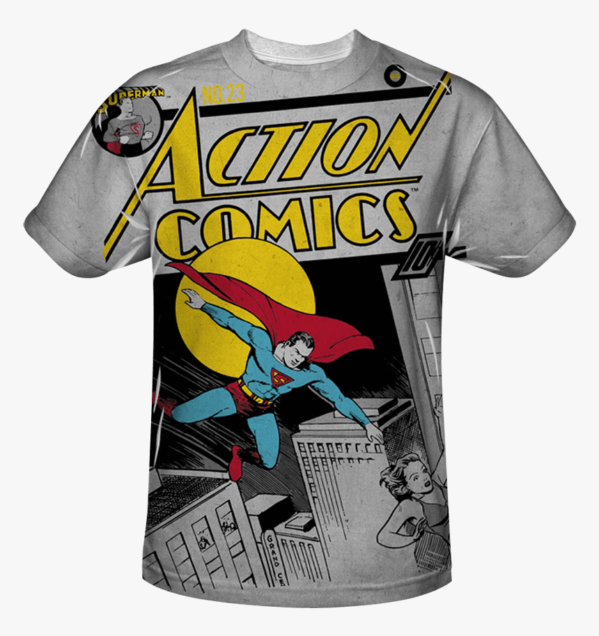 Action Comics Issue 23 Bold T-shirt - Cartoon, HD Png Download