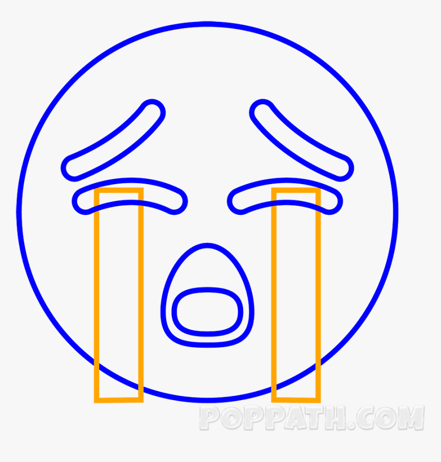 Clip Art Emoji Drawing Tears Clip - Horizon Observatory, HD Png Download