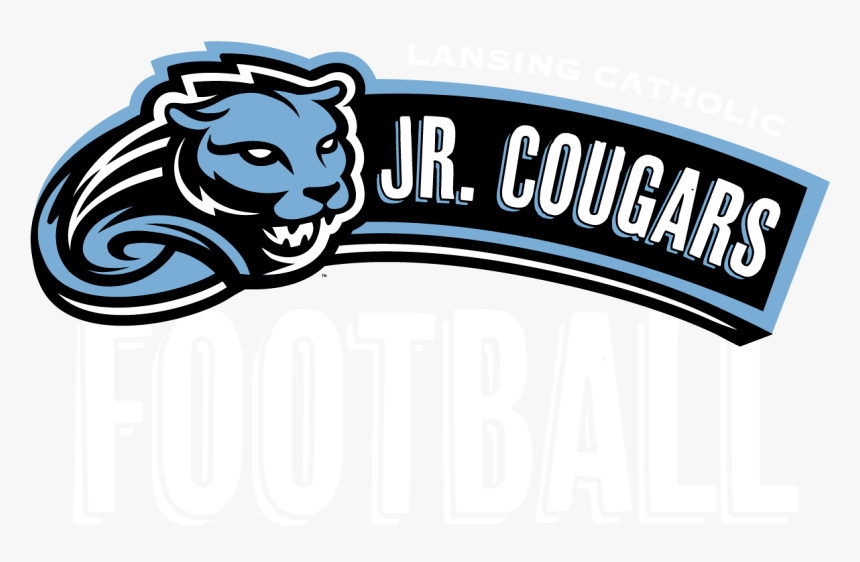 Junior Cougar Football - Lansing Catholic Central Cougars, HD Png Download