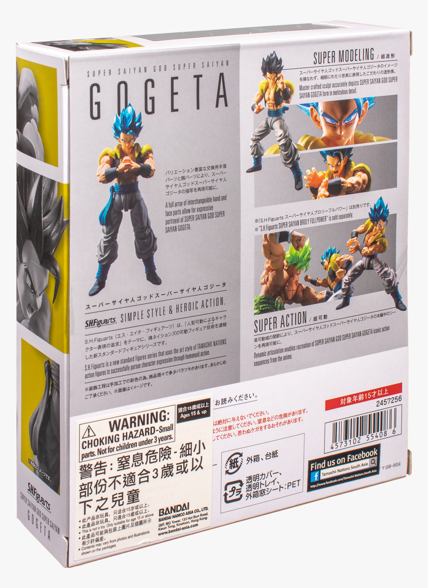 Sh Figuarts Ssgss Gogeta, HD Png Download