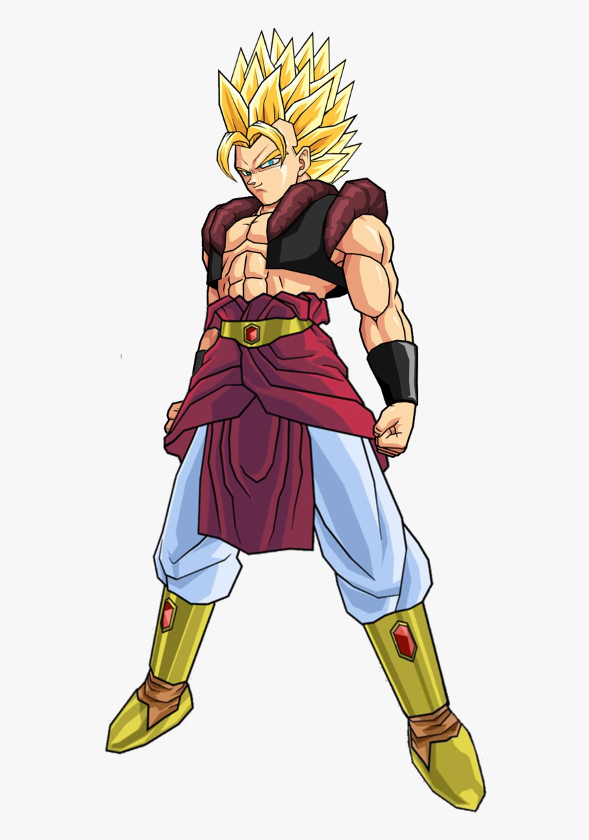 Brogeta Ssj1 By Blackpiroflame-d3dmwan - Broly And Gogeta Fusion, HD Png Download