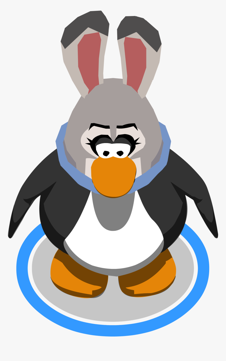 Judy Hopps Mask In-game - Club Penguin Kermit Costume, HD Png Download