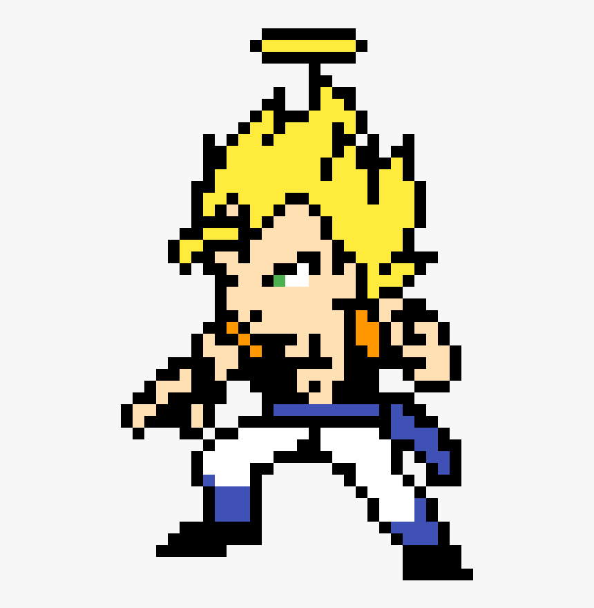 Gogeta 8 Bit Png, Transparent Png