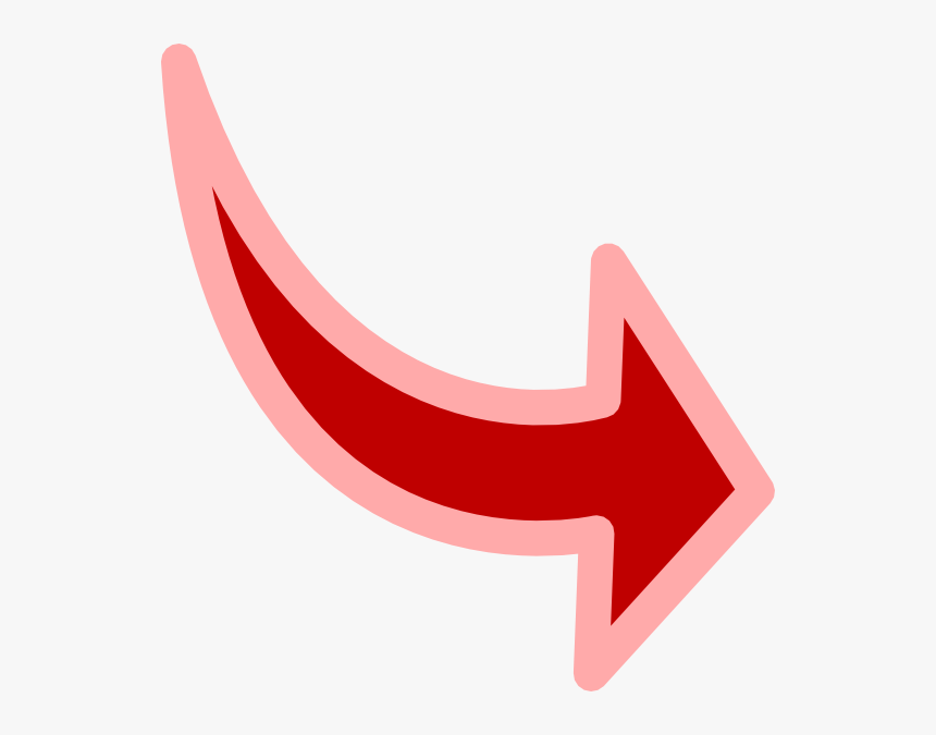 Pink Arrow Clip Art - Arrow Cartoon, HD Png Download