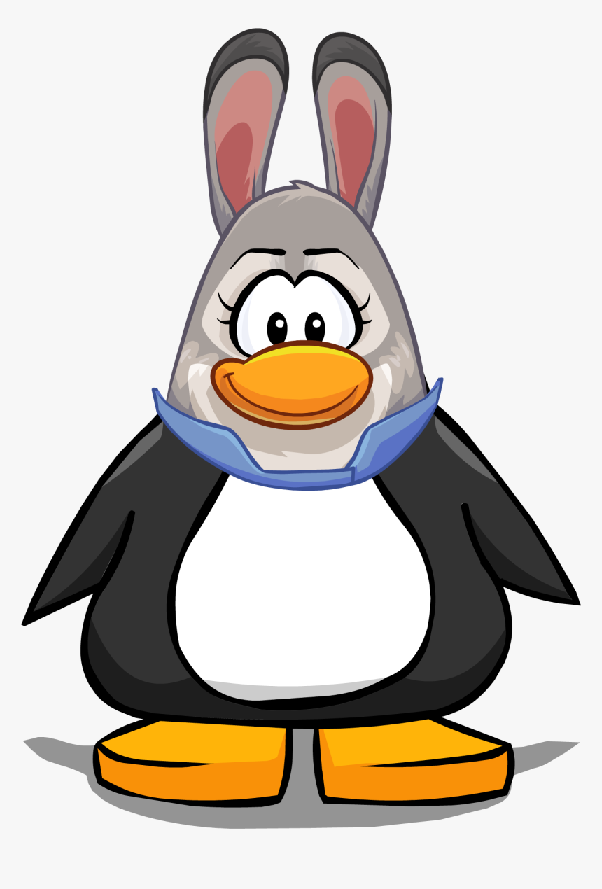 Judy Hopps Mask On A Player Card - Black Penguin Blue Hoodie Club Penguin, HD Png Download