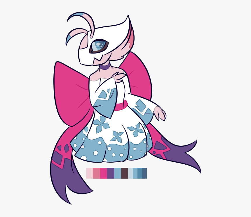 Shiny Celebi X Froslass - Cartoon, HD Png Download