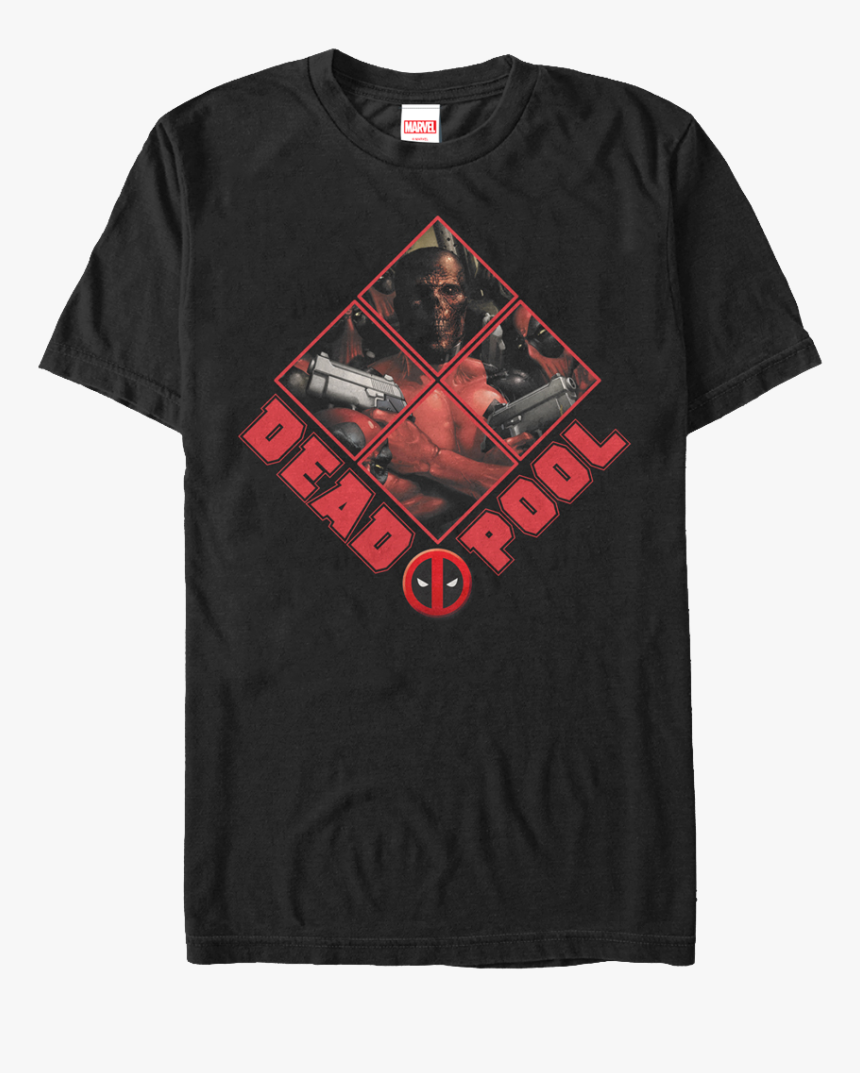 Unmasked Deadpool T-shirt - Deadpool, HD Png Download