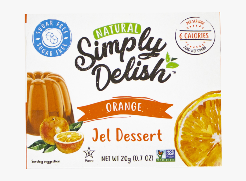 Simply Delish Peach Jel Dessert, HD Png Download