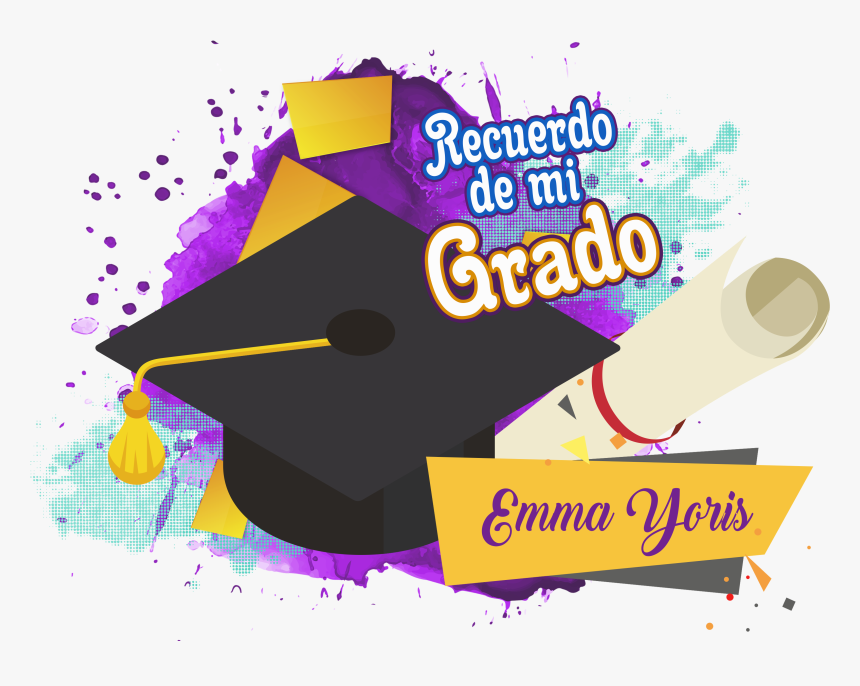 Highschool Graduation Diploma, Digital Graduación, - Mochila De Graduacion, HD Png Download