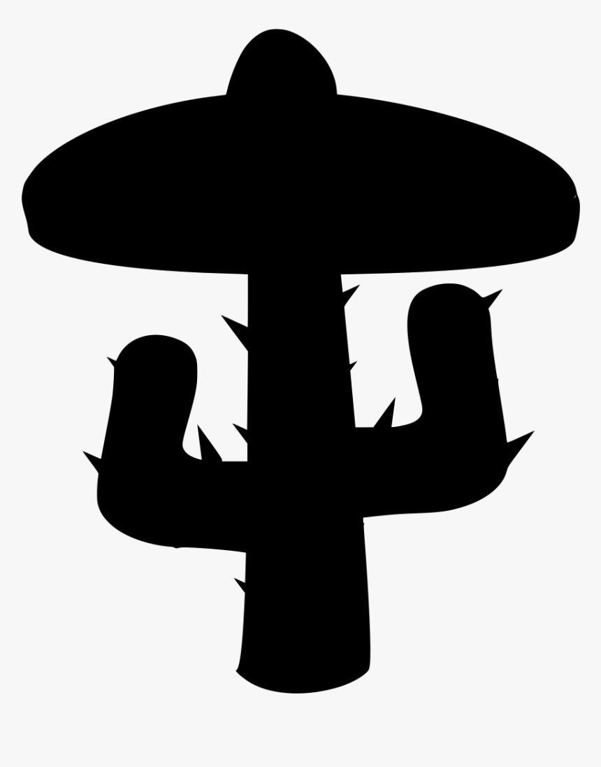 Transparent Mexican Hat Png - Cinco De Mayo Silhouette, Png Download