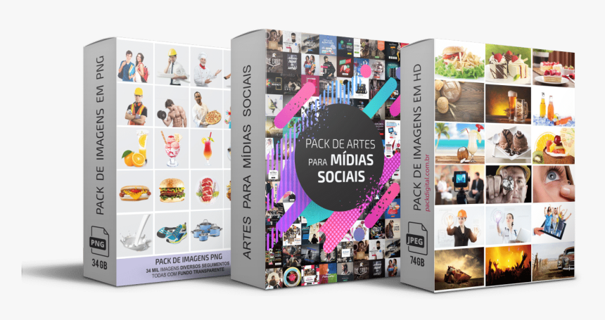 Pack De Artes Para Midias Sociais, HD Png Download