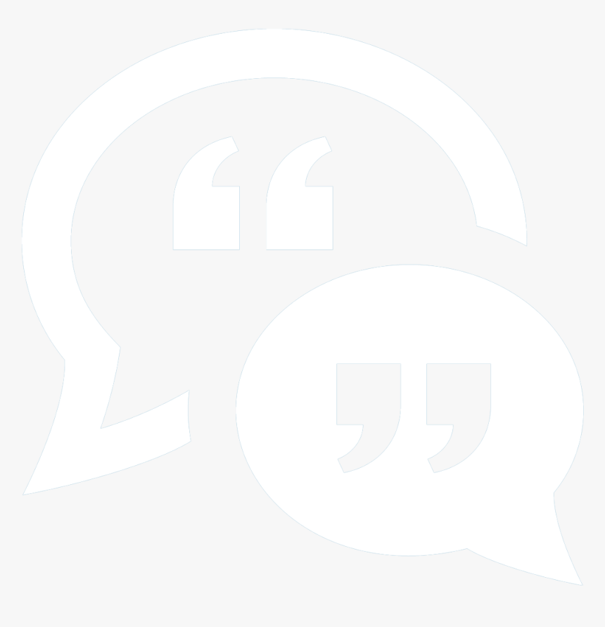 Communication White Icon Png Png Download Testimonials - Icon Testimonial Png, Transparent Png