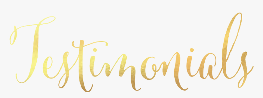 Testimonials - Calligraphy, HD Png Download