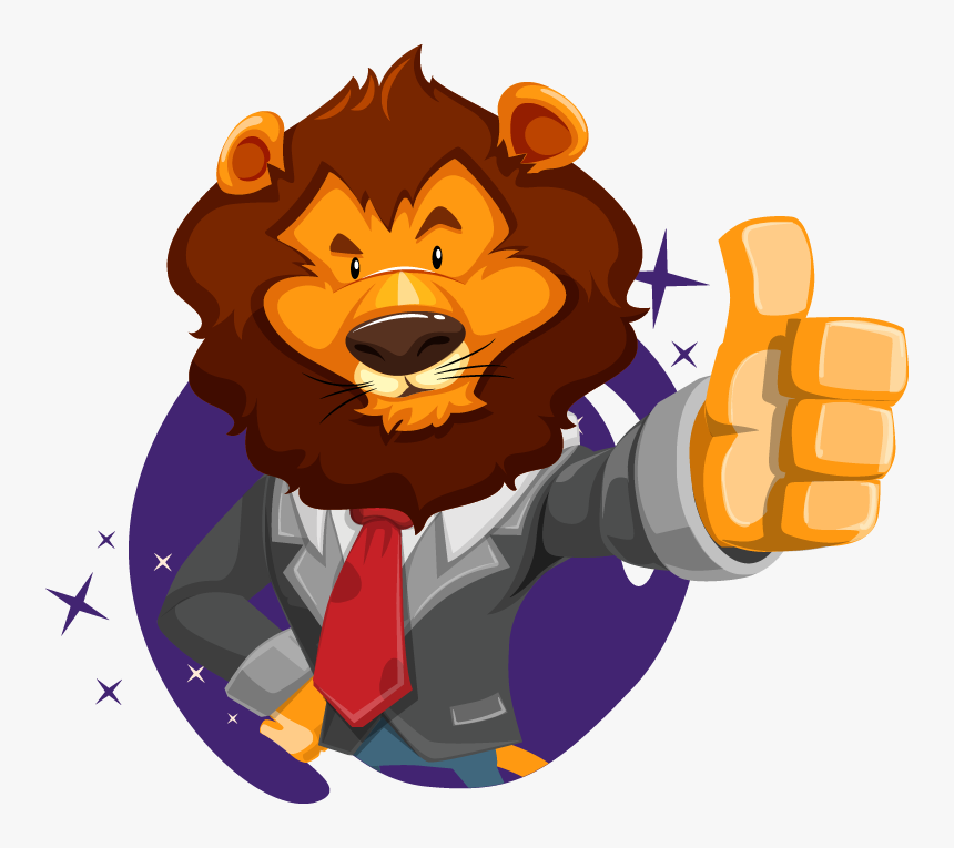 Cartoon Lion Transparent Background, HD Png Download