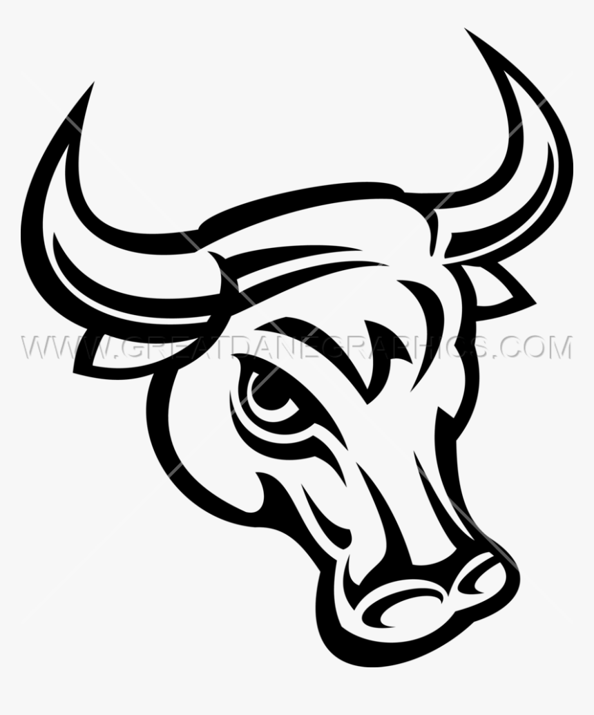 Bull Head Line Drawing, HD Png Download