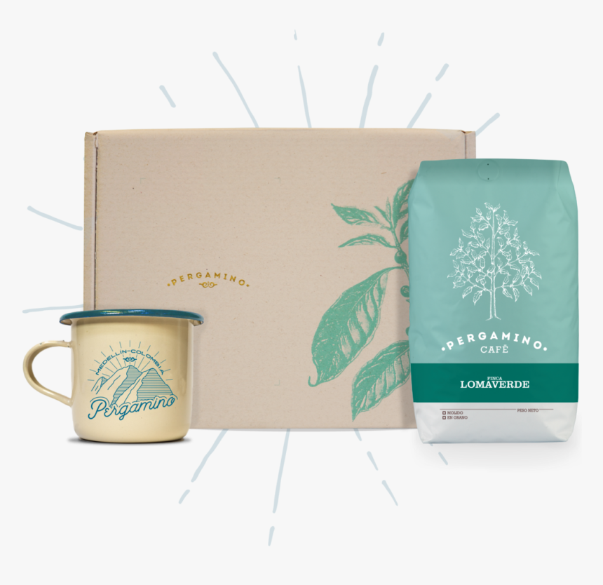 Kit De Regalo Pergamino - Kit Cafe Colombia, HD Png Download