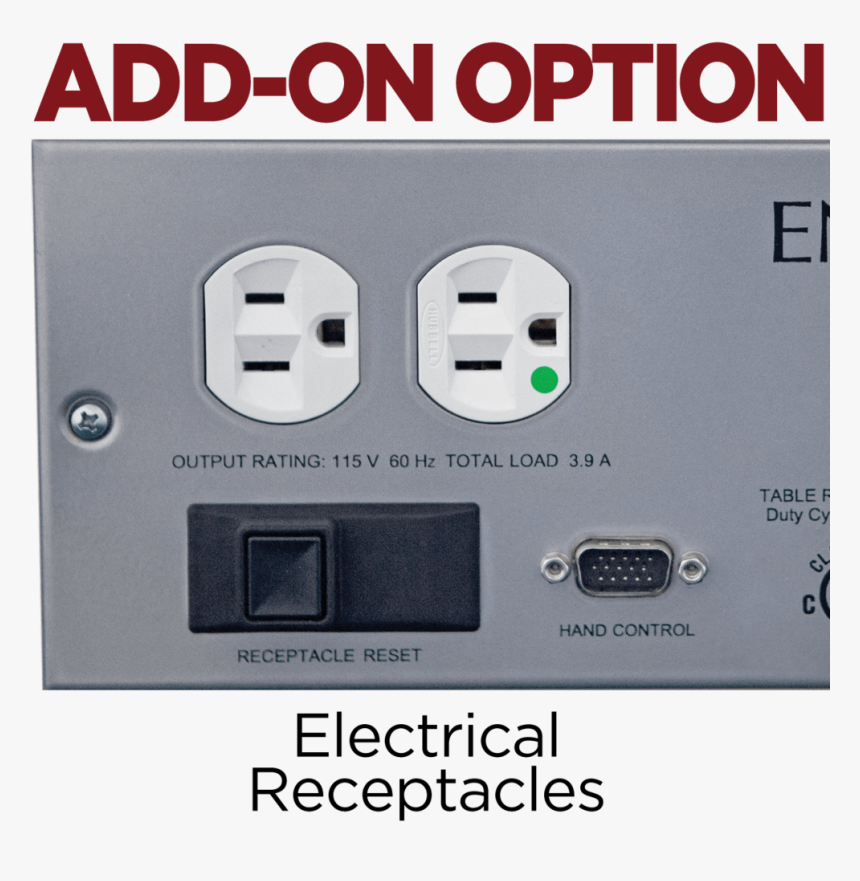 Electrical Receptacles Add On, HD Png Download