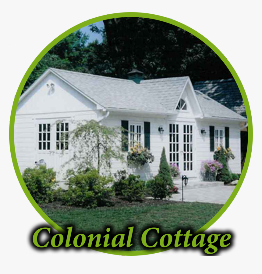 Colonial Cottage Circle - Yard, HD Png Download