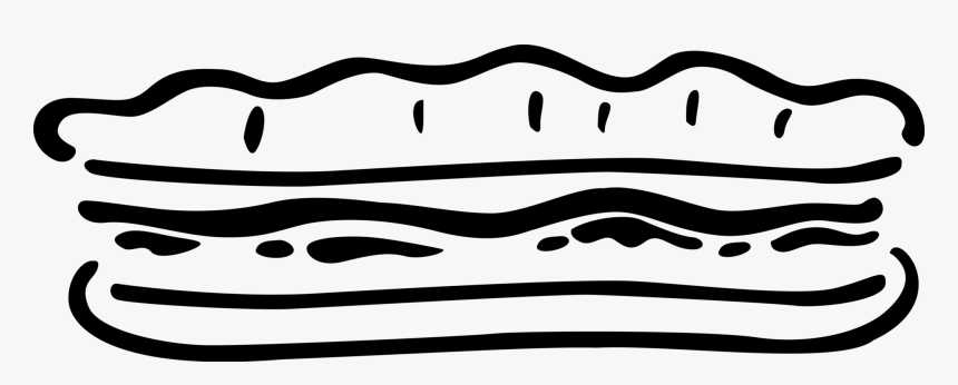 Vector Illustration Of Sandwich Sliced Cheese Or Meat - Sandwiches Illustration Png, Transparent Png