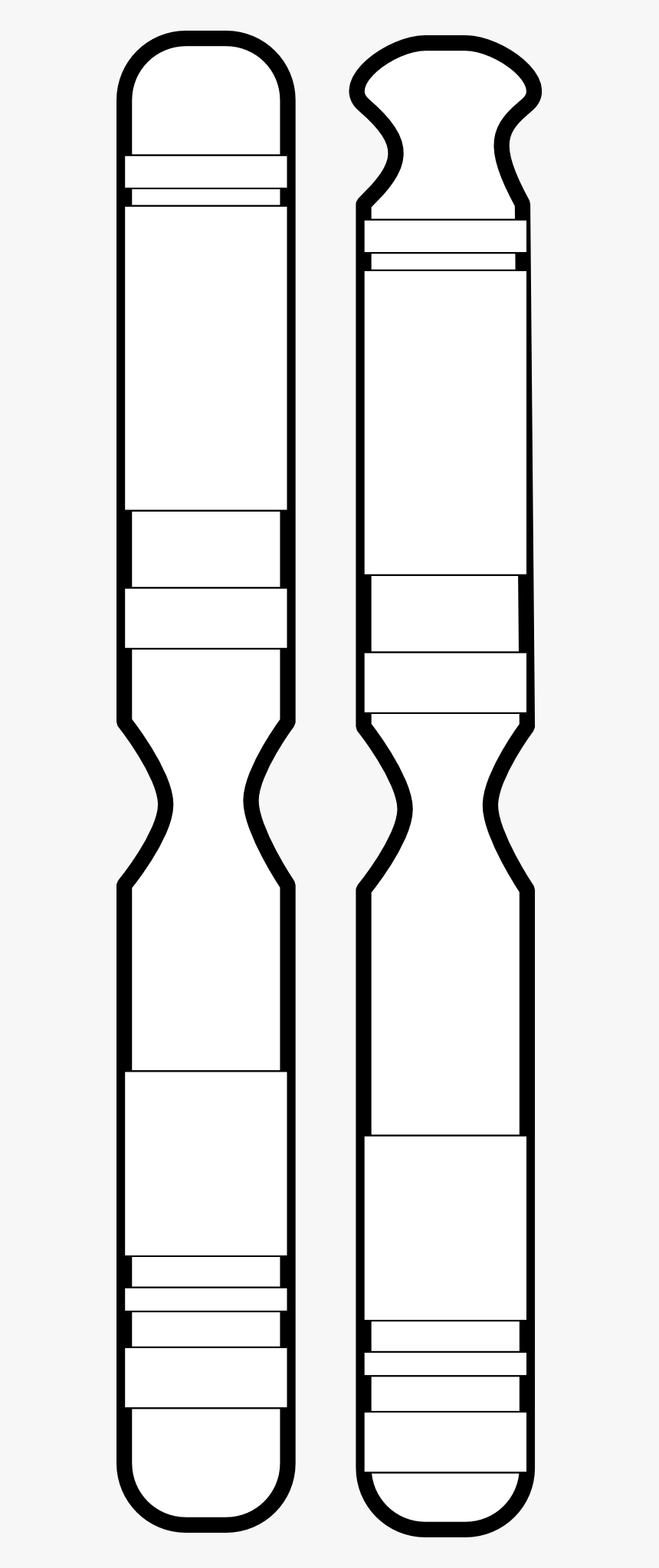 Chromosome Chromosome Black White Line Art 555px, HD Png Download