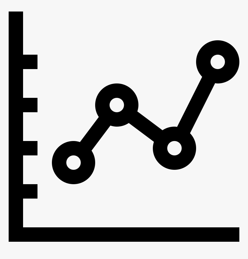 Transparent Graph Icon Png - Line Chart Icon, Png Download