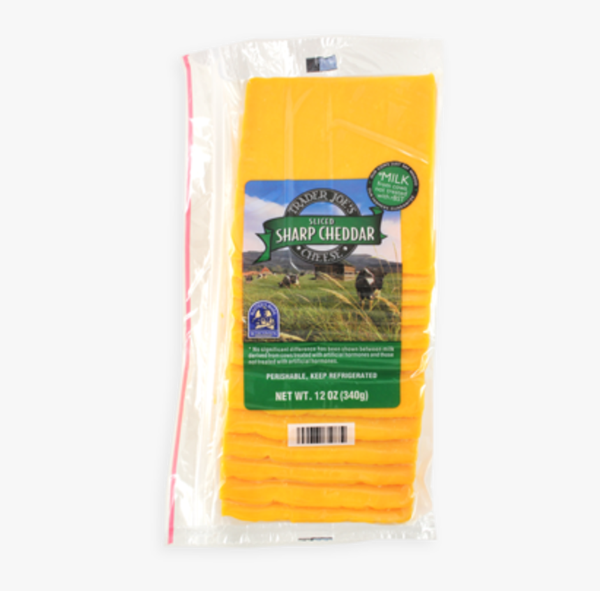 77728 Sharp Cheddar Trader Joe's Cheddar Cheese Slices, HD Png