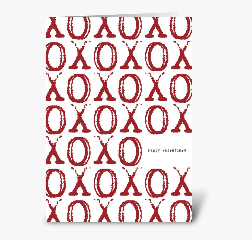 Xoxo Hugs & Kisses Valentine S Day Greeting Card - Shoe Sale, HD Png Download