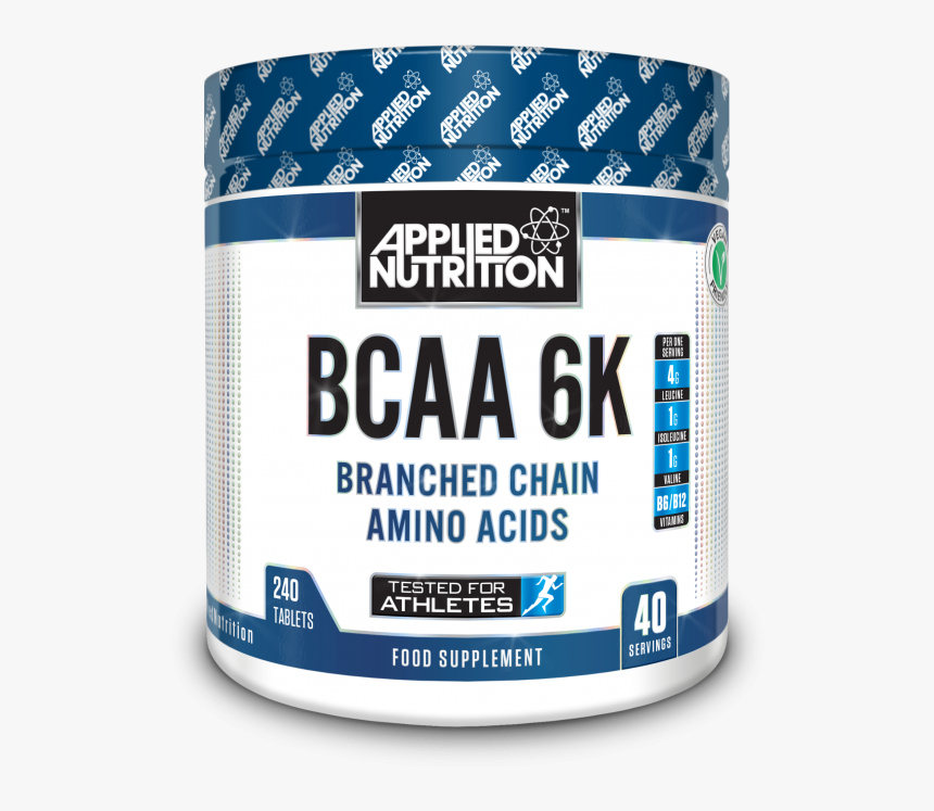 Bcaa 6k - Bcaa 6k Applied Nutrition, HD Png Download