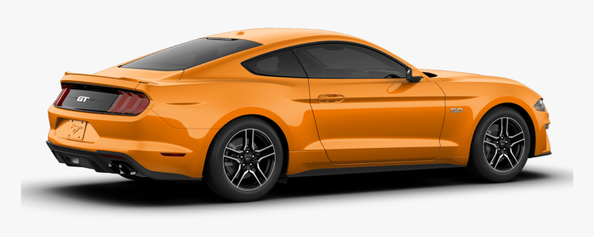 2019 Ford Mustang Gt Premium Orange Exterior Side View - Mustang Gt 2019, HD Png Download