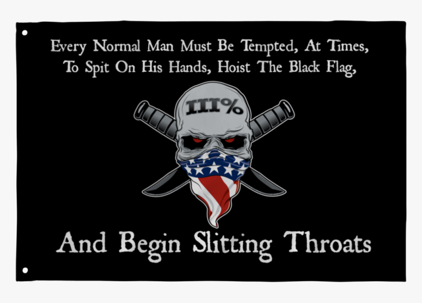 Every Man Must Hoist The Black Flag, HD Png Download