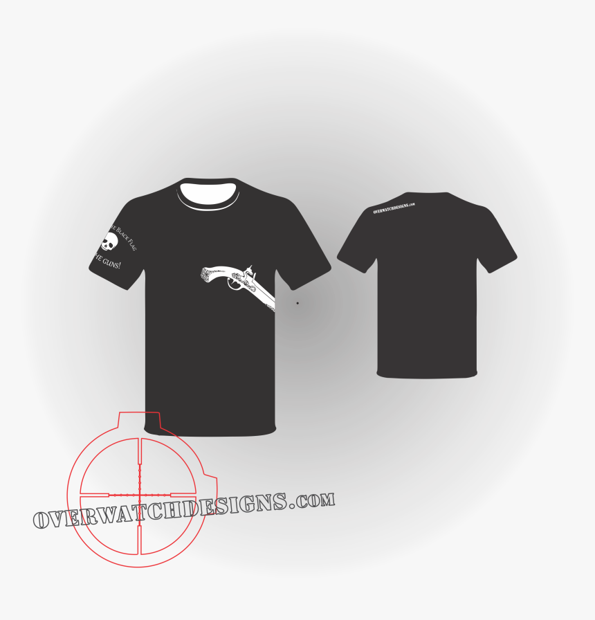 Hoist The Black Flag T-shirt - Illustration, HD Png Download