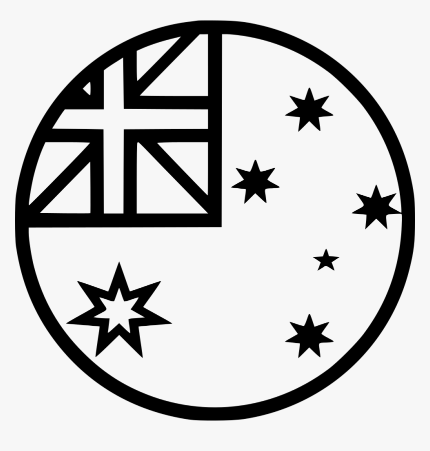 Country Flag Australia Comments - Australia Flag White Png, Transparent Png