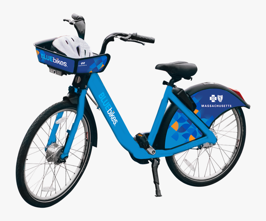 Meet Bike Intro New Helmet - Blue Bikes In Boston, HD Png Download