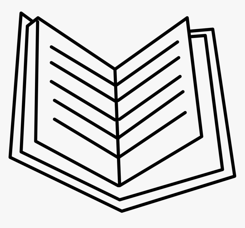 Book With Opened Pages - Texto Para Colorear, HD Png Download