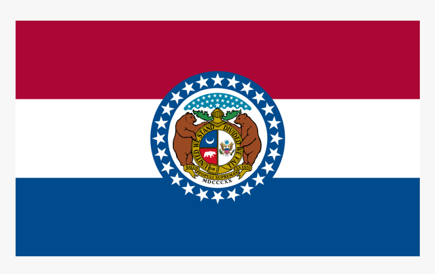 Us Mo Missouri Flag Icon - Missouri Flag, HD Png Download