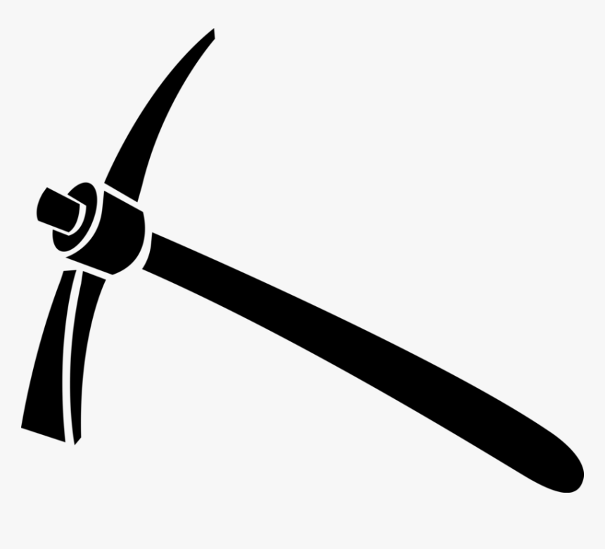 Handheld Pickaxe Clipart