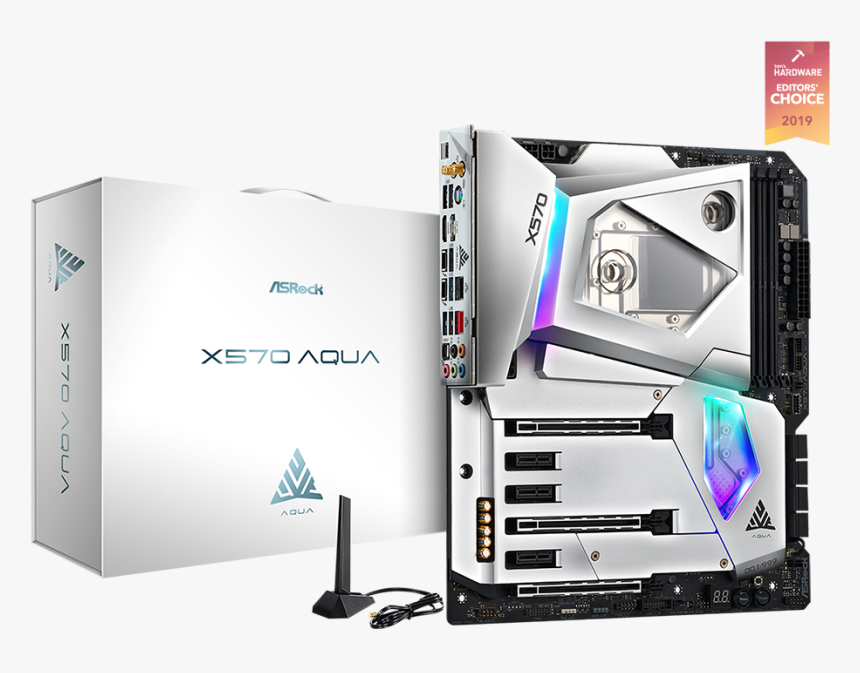 Asrock X570 Aqua, HD Png Download