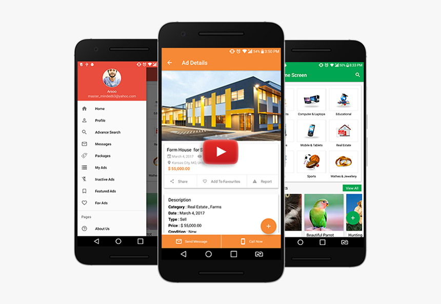 Utube2 - Android Apps Source Code Download, HD Png Download