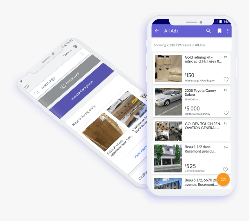Kijiji - Classified App Ui, HD Png Download