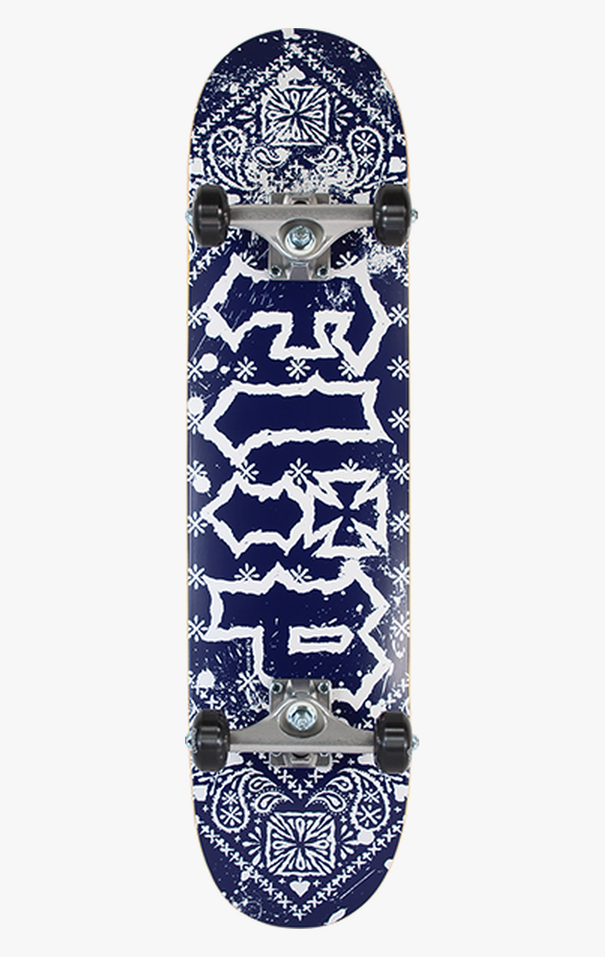Blue Flip Bandana Skateboard, HD Png Download