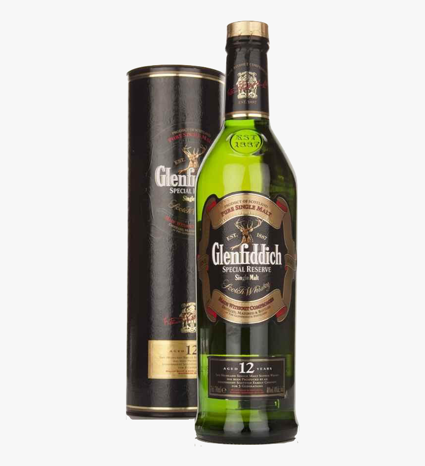 Glenfiddich Special Reserve 12 Year Old Single Malt - Glenfiddich 12 Special Reserve, HD Png Download
