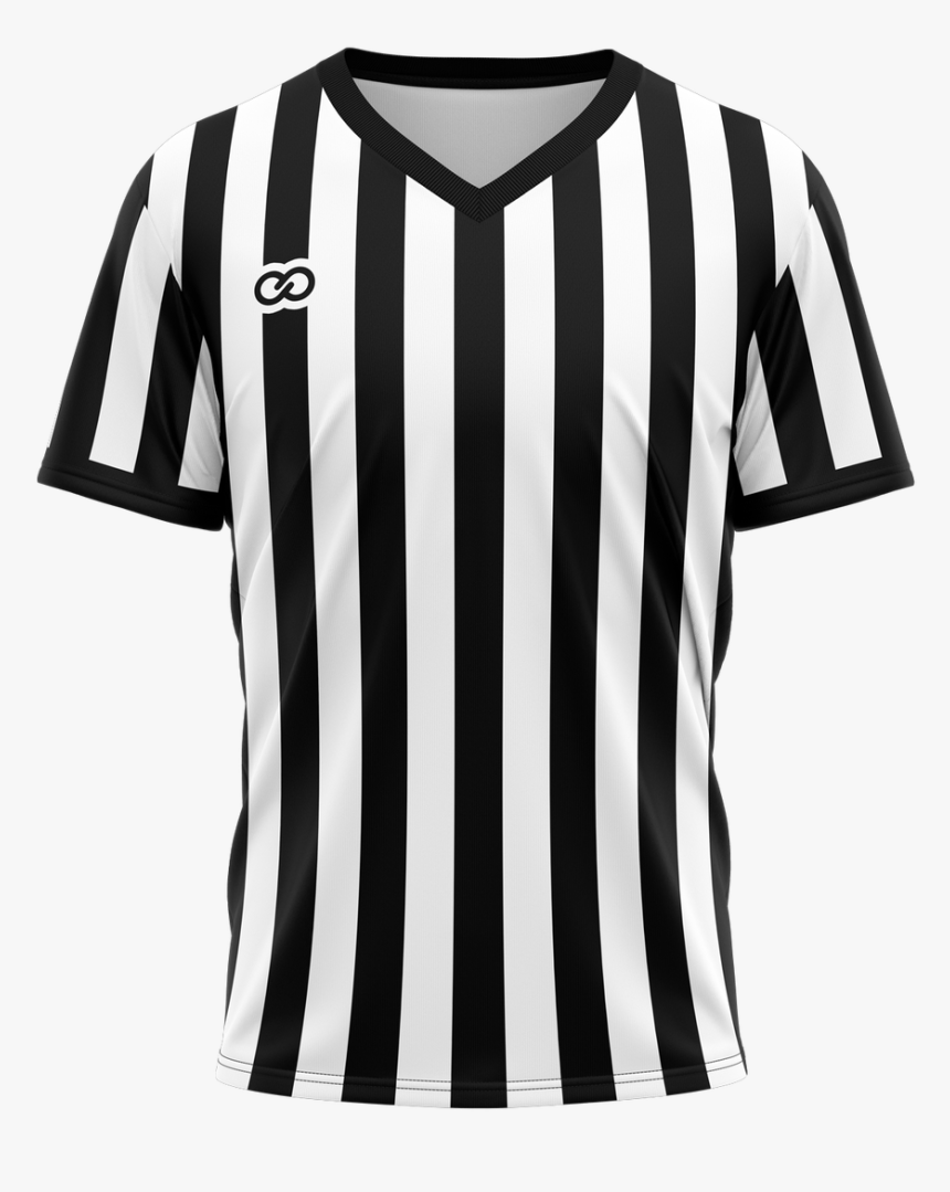 Referee V Neck Tee - Monochrome, HD Png Download