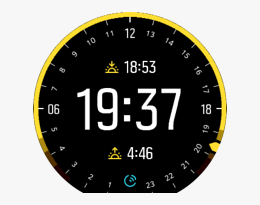 Moonphase Watchface Spartan - Circle, HD Png Download