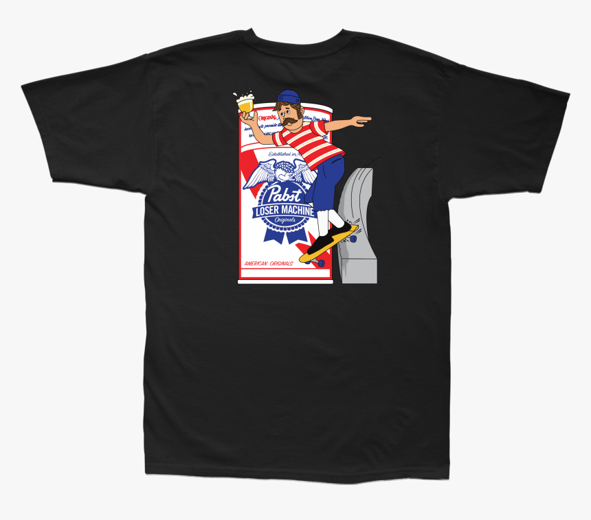 Lmc X Pbr Cold Blue Tee Black - News Laundry T Shirts, HD Png Download